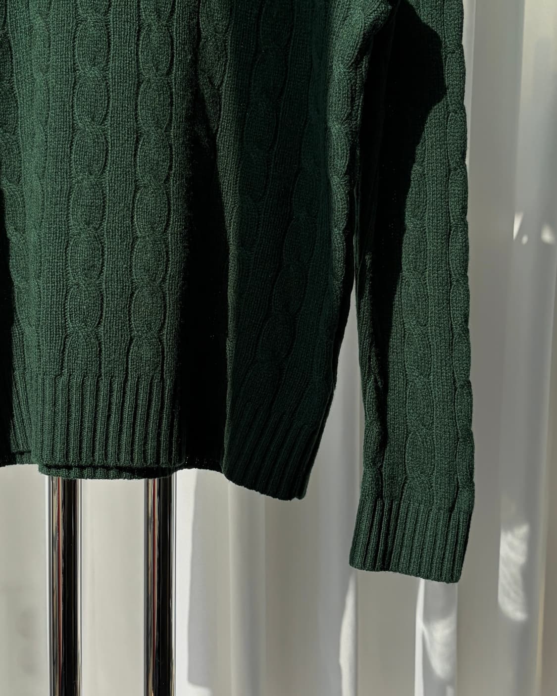 [M]폴로 랄프로렌 케이블 울 캐시미어 크루넥 니트 상품이미지6