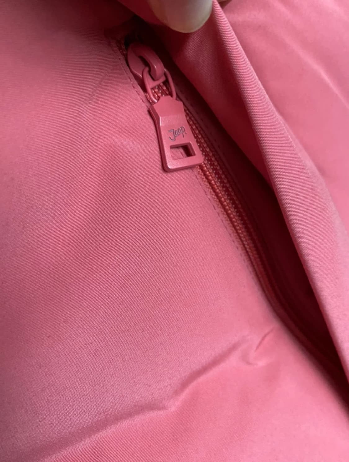 Jeep 핑크 후드 패딩 조끼 S 상품이미지4