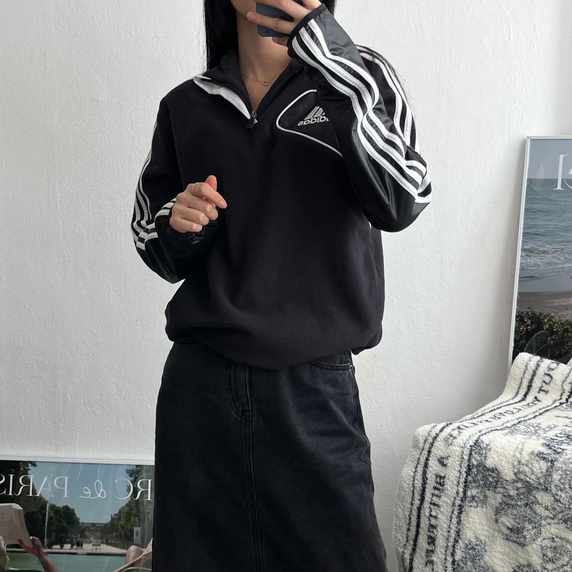 95) 아디다스반집업후리스 A0720 상품이미지1