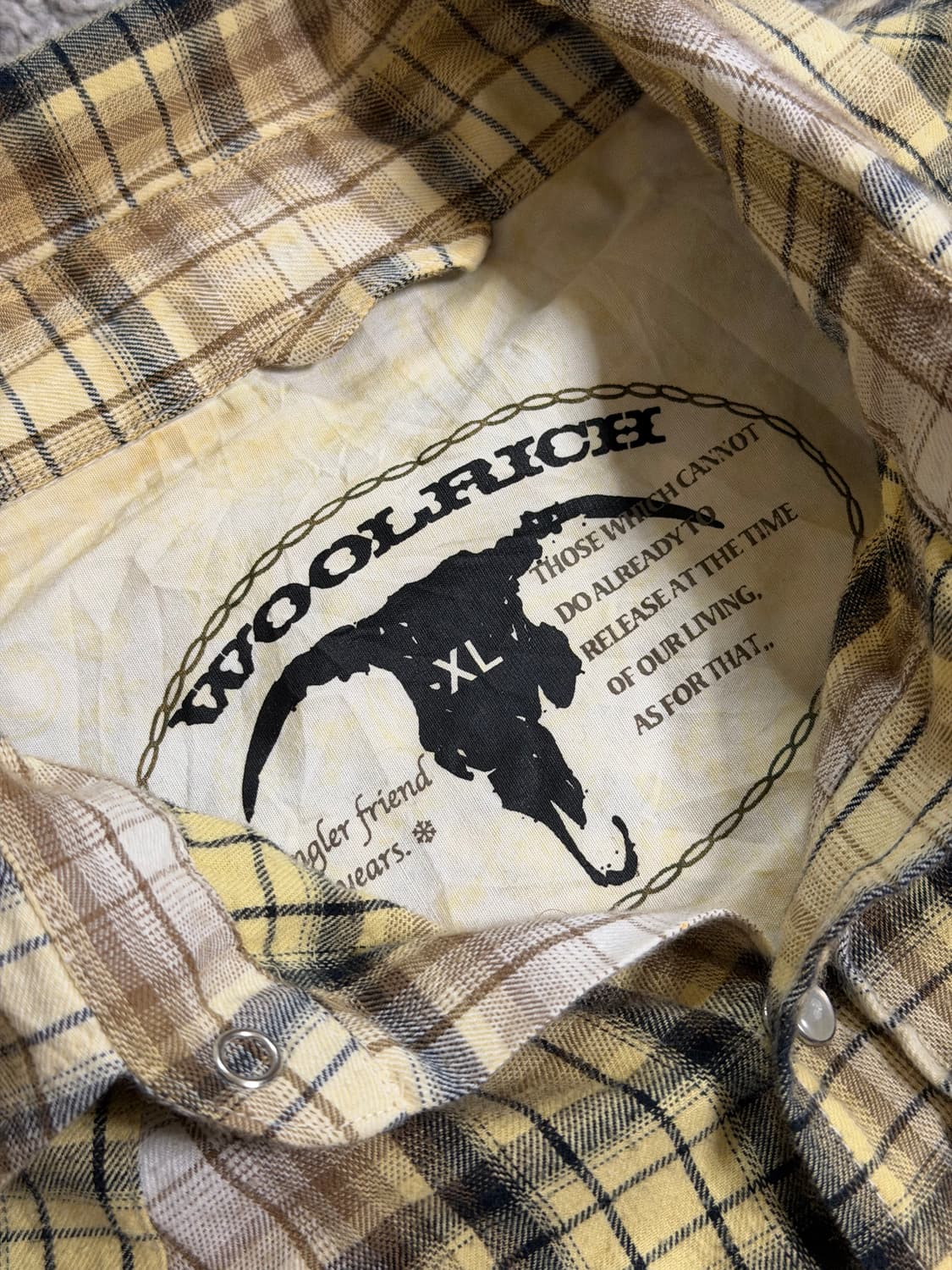 울리치 웨스턴 플란넬 체크 셔츠 상품이미지7