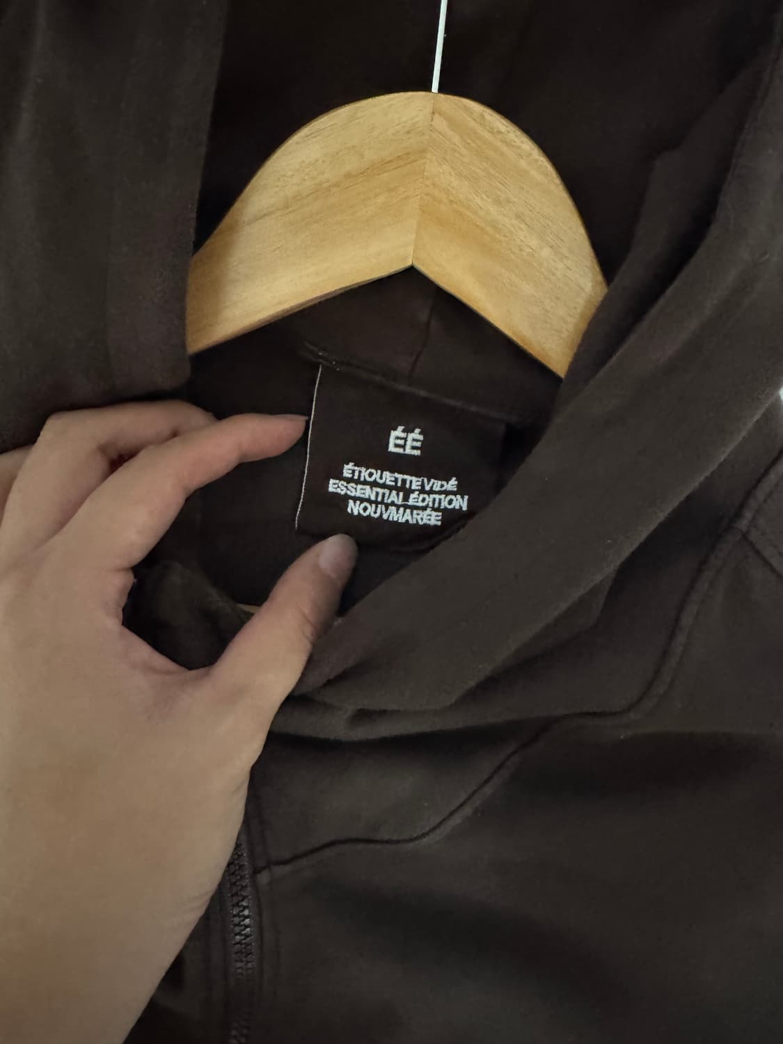 ee 후드집업 브라운 상품이미지3
