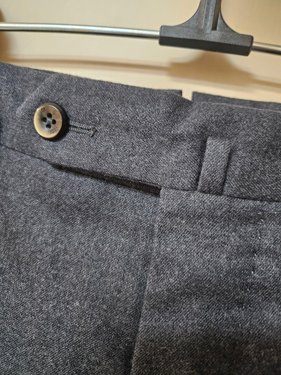 PT01 남성 슬림핏 스트레치 팬츠 차콜그레이 54 상품이미지2