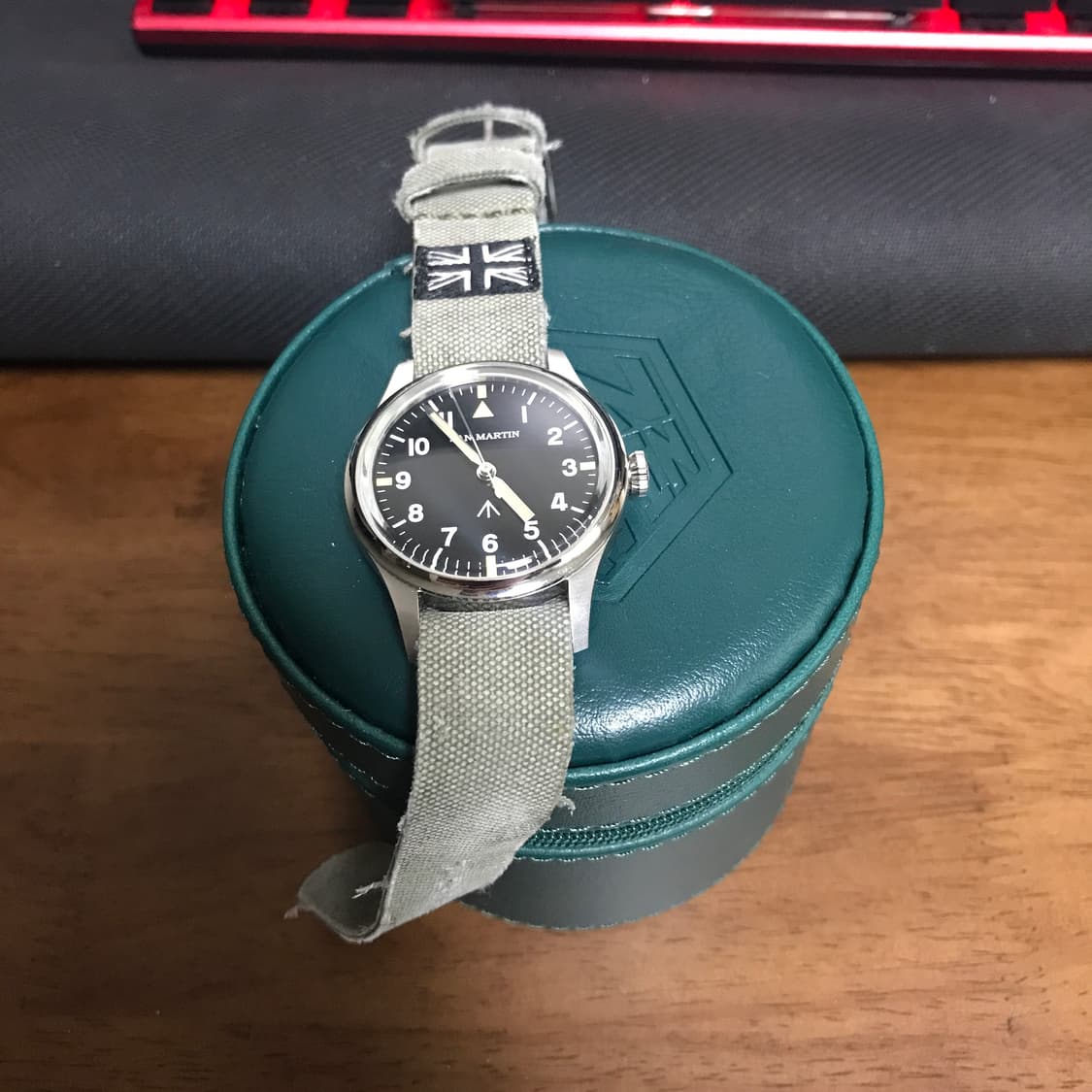 산마틴 영국군 시계 (영국 수재 스트랩) 상품이미지5