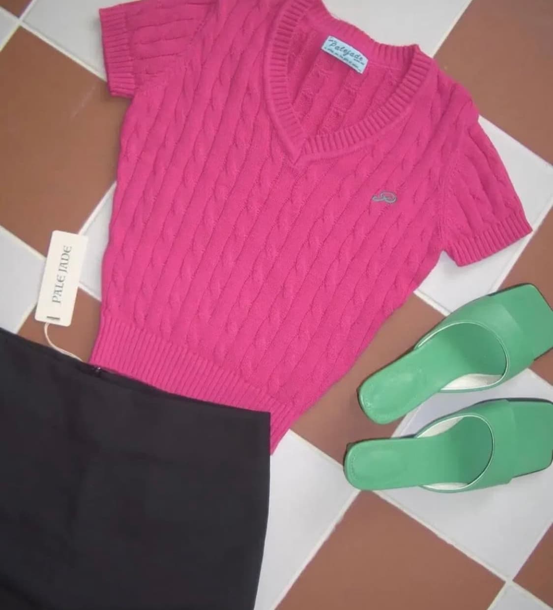 페일제이드 Cable Knit Short-Sleeve 2023  상품이미지1