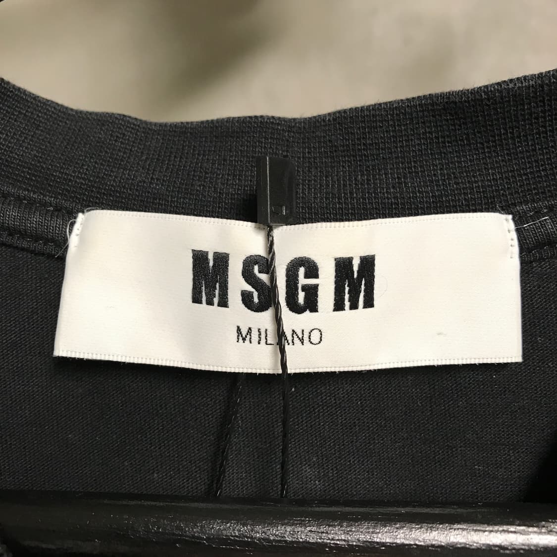 MSGM 블랙 반팔 티셔츠 M 상품이미지5