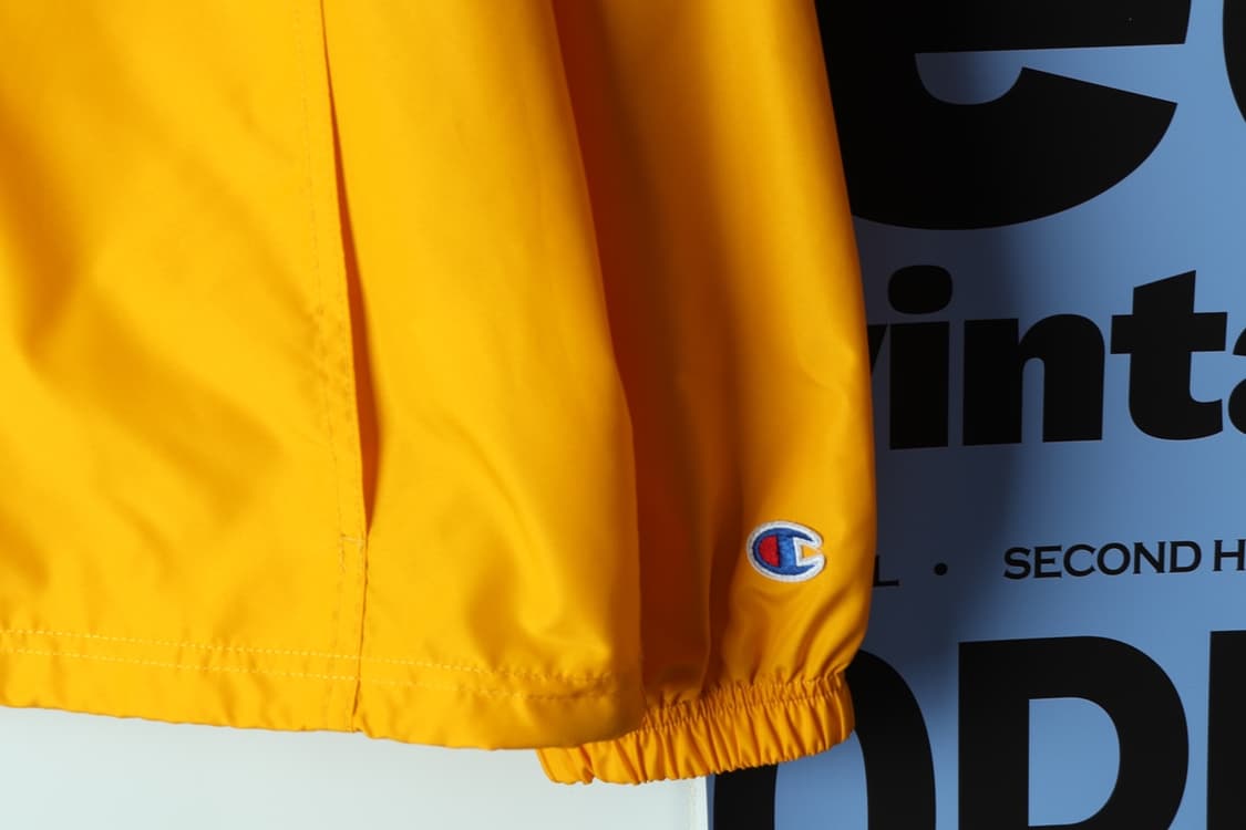 (XL-2XL) 챔피온 집업 바람막이 점퍼자켓 아노락 노랑-H32693 상품이미지5