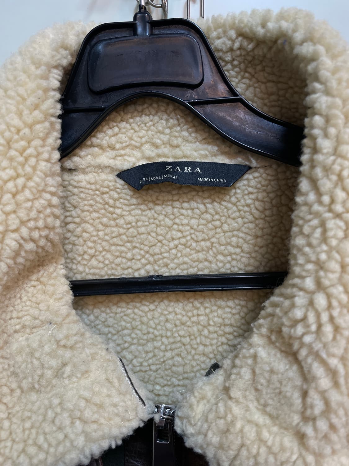 자라 에코 스웨이드 무스탕 상품이미지7