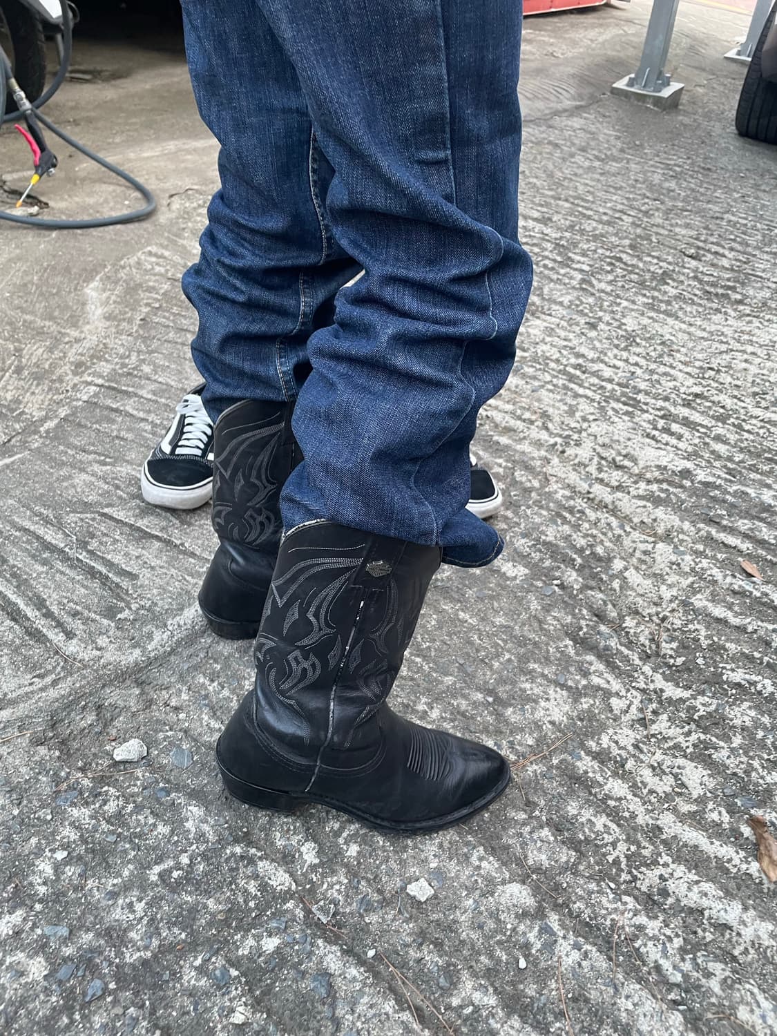 할리데이비슨 웨스턴 레더 부츠 상품이미지1