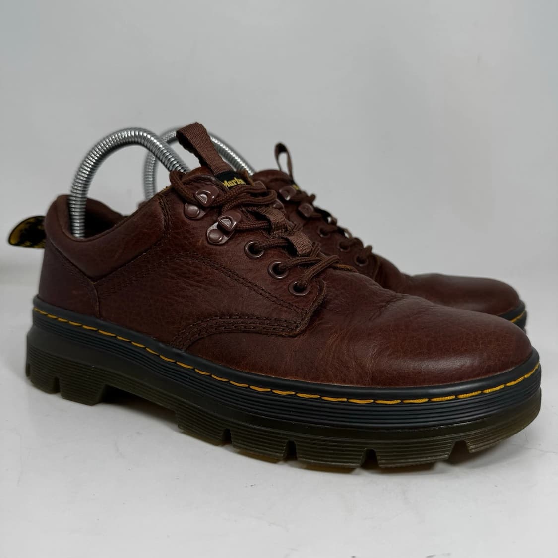 닥터마틴 리더 크레이지 호스 레더 유틸리티 슈즈 다크 브라운 250 상품이미지2