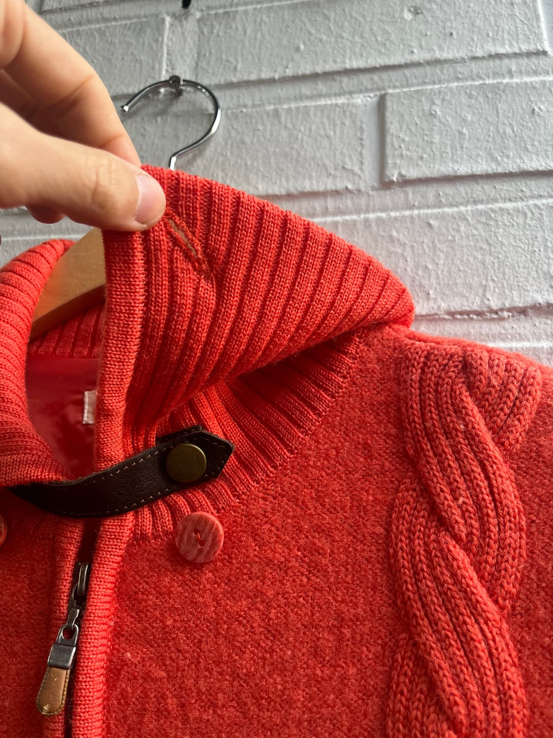 BLUSE knit zip up 상품이미지3