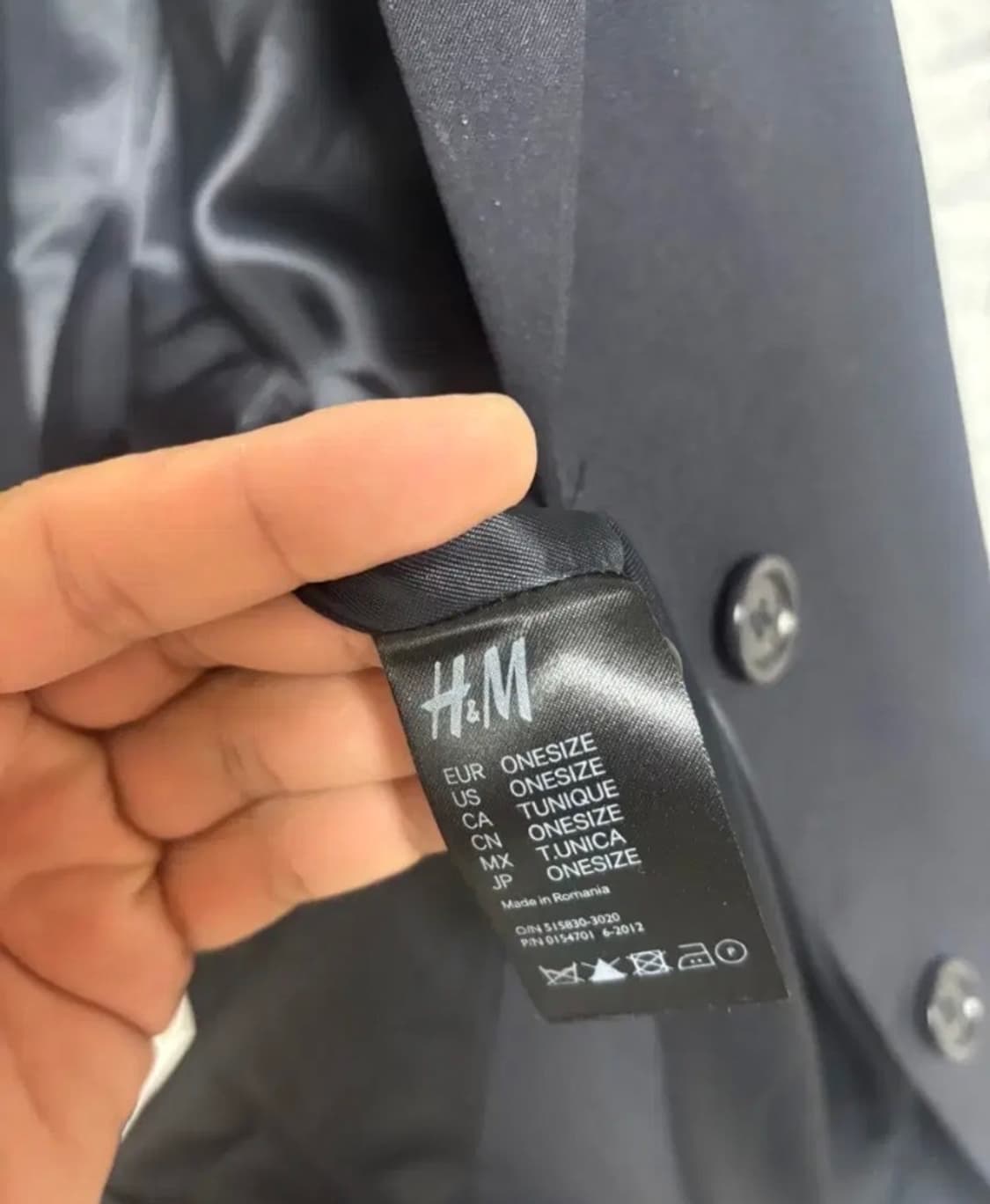 [os] 마르지엘라 h&m 스티치 블레이져 상품이미지4