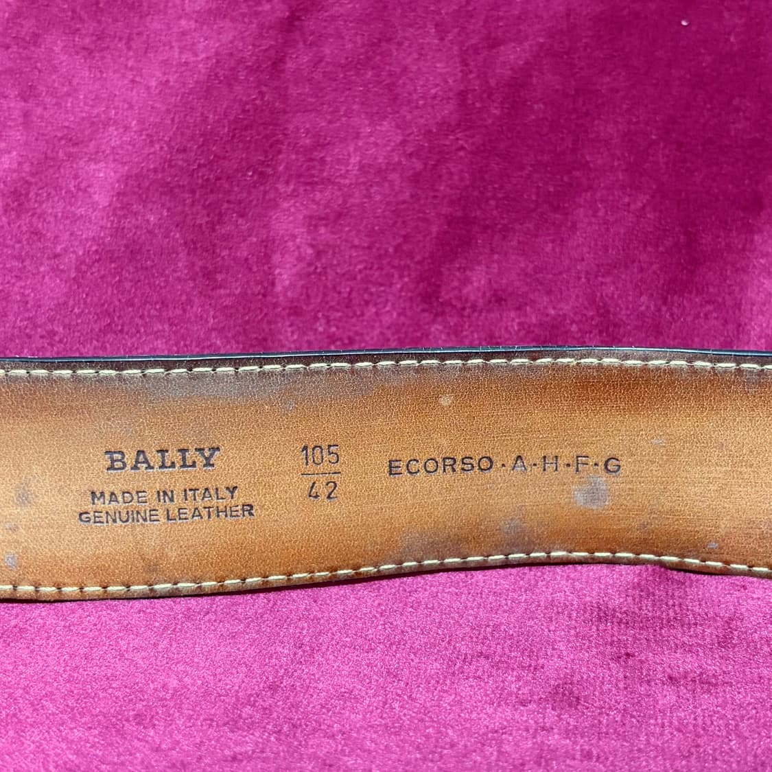 발리 블랙 레더 벨트 상품이미지6