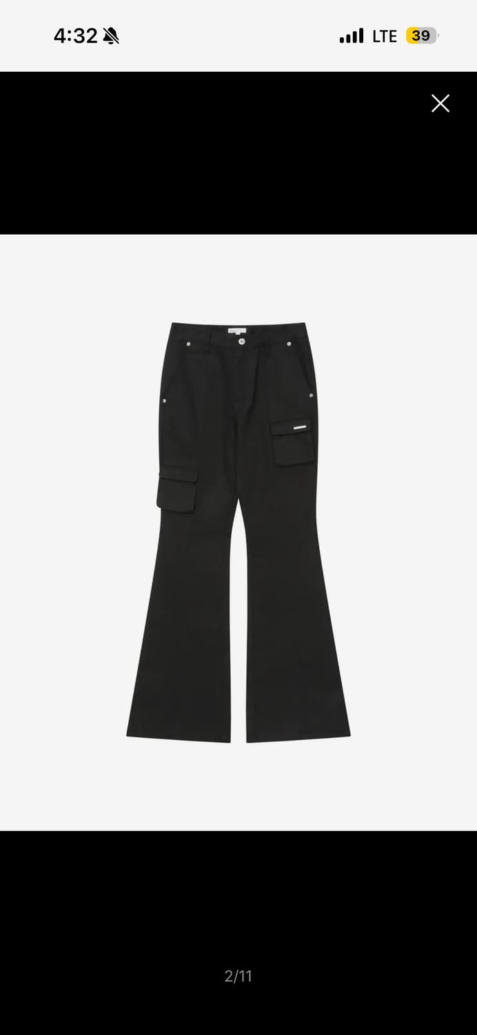 미세키서울 Line pocket cargo pants BLACK 1사이즈 상품이미지2