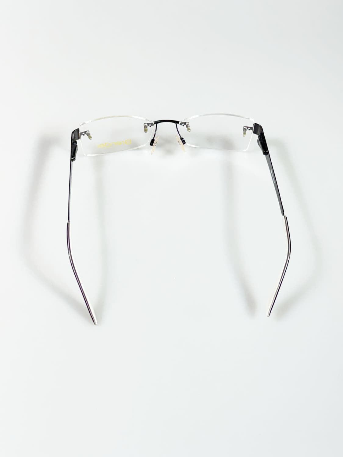 90s BRENDEL 스퀘어 무테 프레임 빈티지 안경 상품이미지5