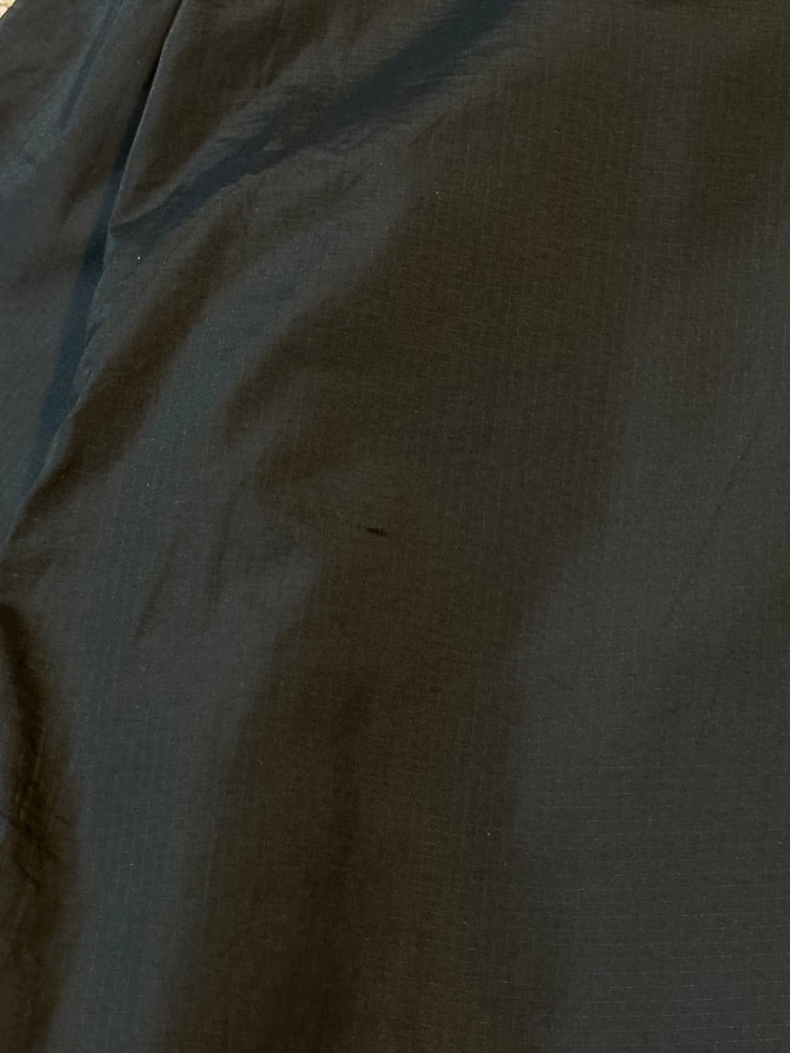 00's 나이키 올드스쿨 스우시 사이드라인 바람막이 자켓 블랙 상품이미지4