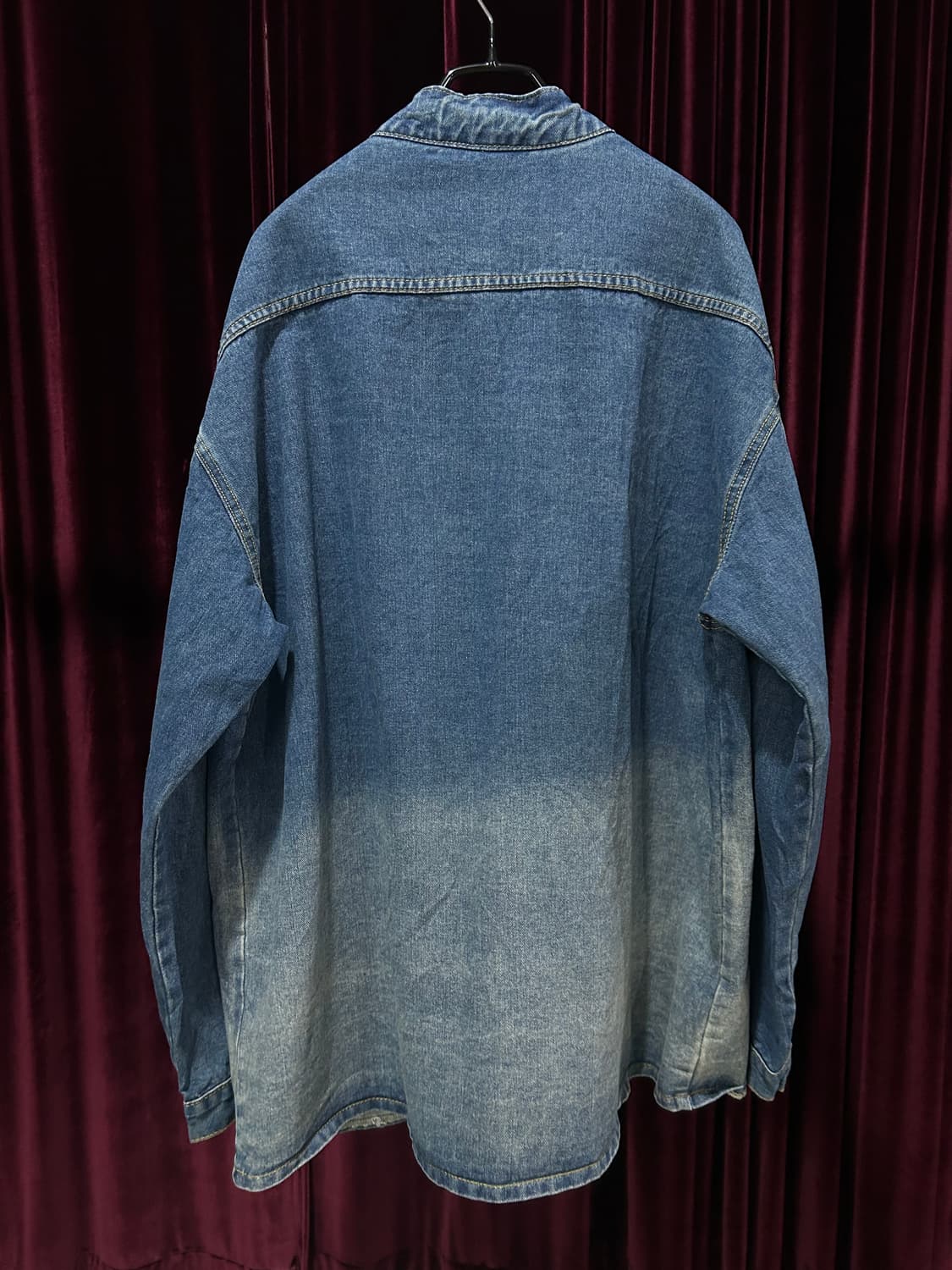vintage china collar st denim jacket 상품이미지6