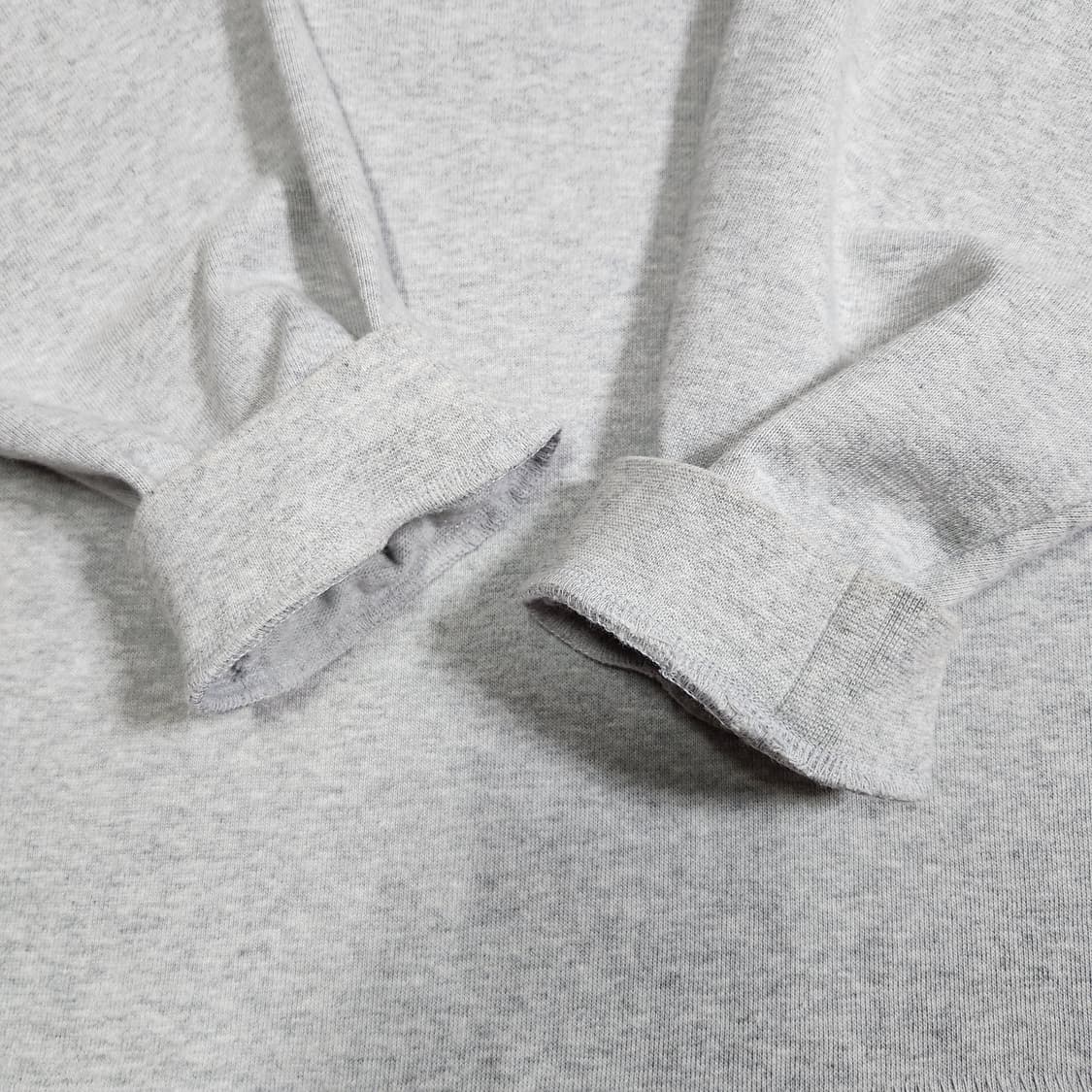에센셜 헤비 저지 롱슬리브 티셔츠 라이트 헤더 그레이 상품이미지4