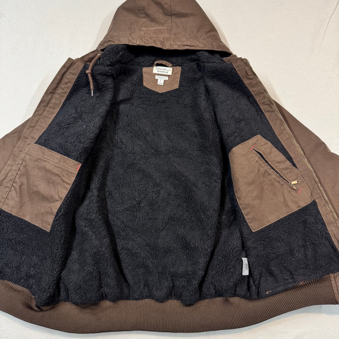 L) 에디바우어 워크웨어 덕캔버스 액티브 자켓 브라운 상품이미지5