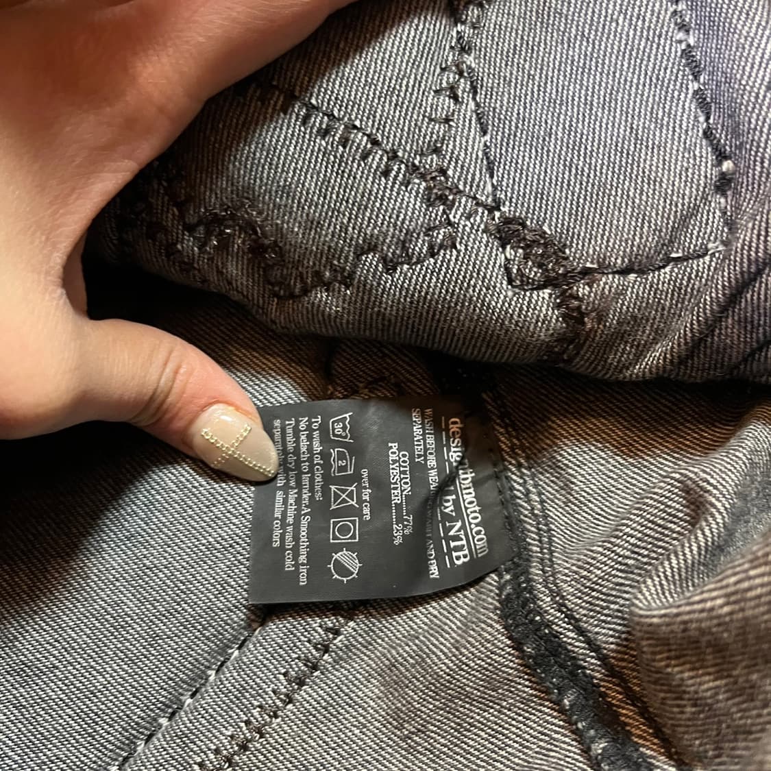 VINTAGE 커스텀 할리 데님 레더 베스트 자켓 상품이미지9