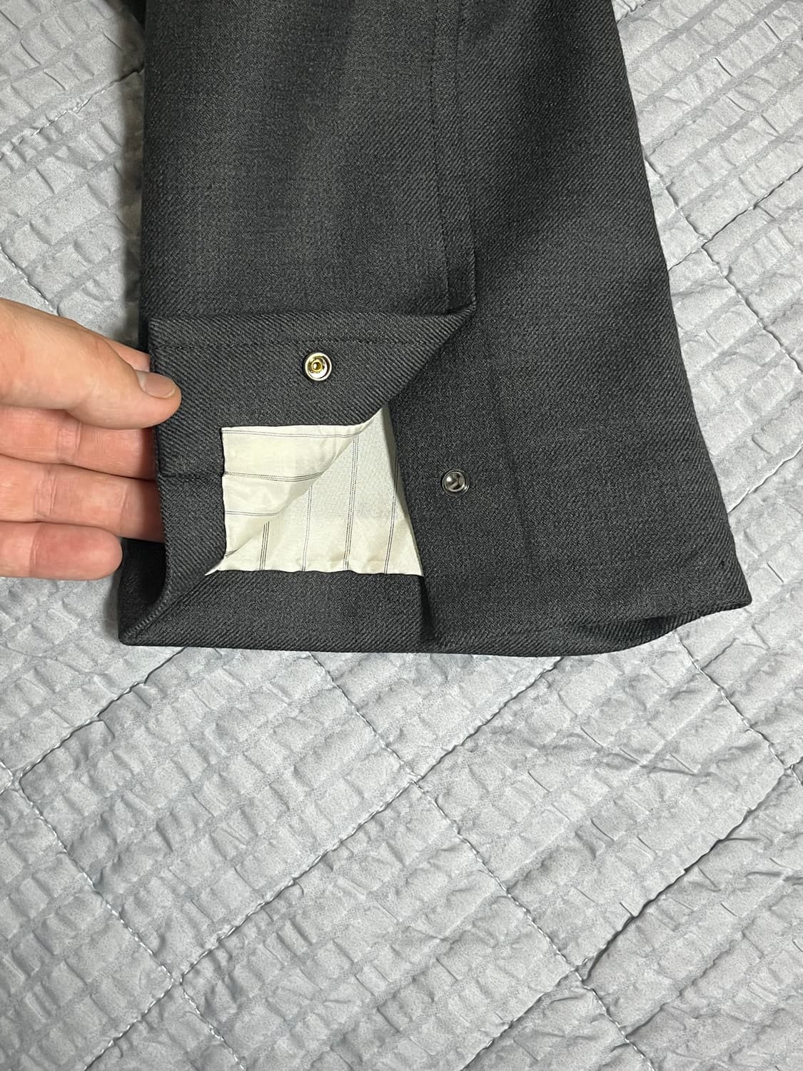 (4) irenisa 이네리사 2way 그레이 울 집업 상품이미지8