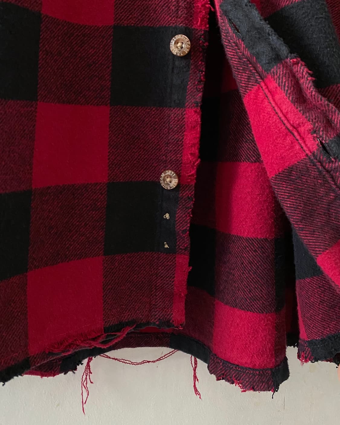 필드앤스트림 디스트로이드 버팔로 체크 플란넬 셔츠 상품이미지5