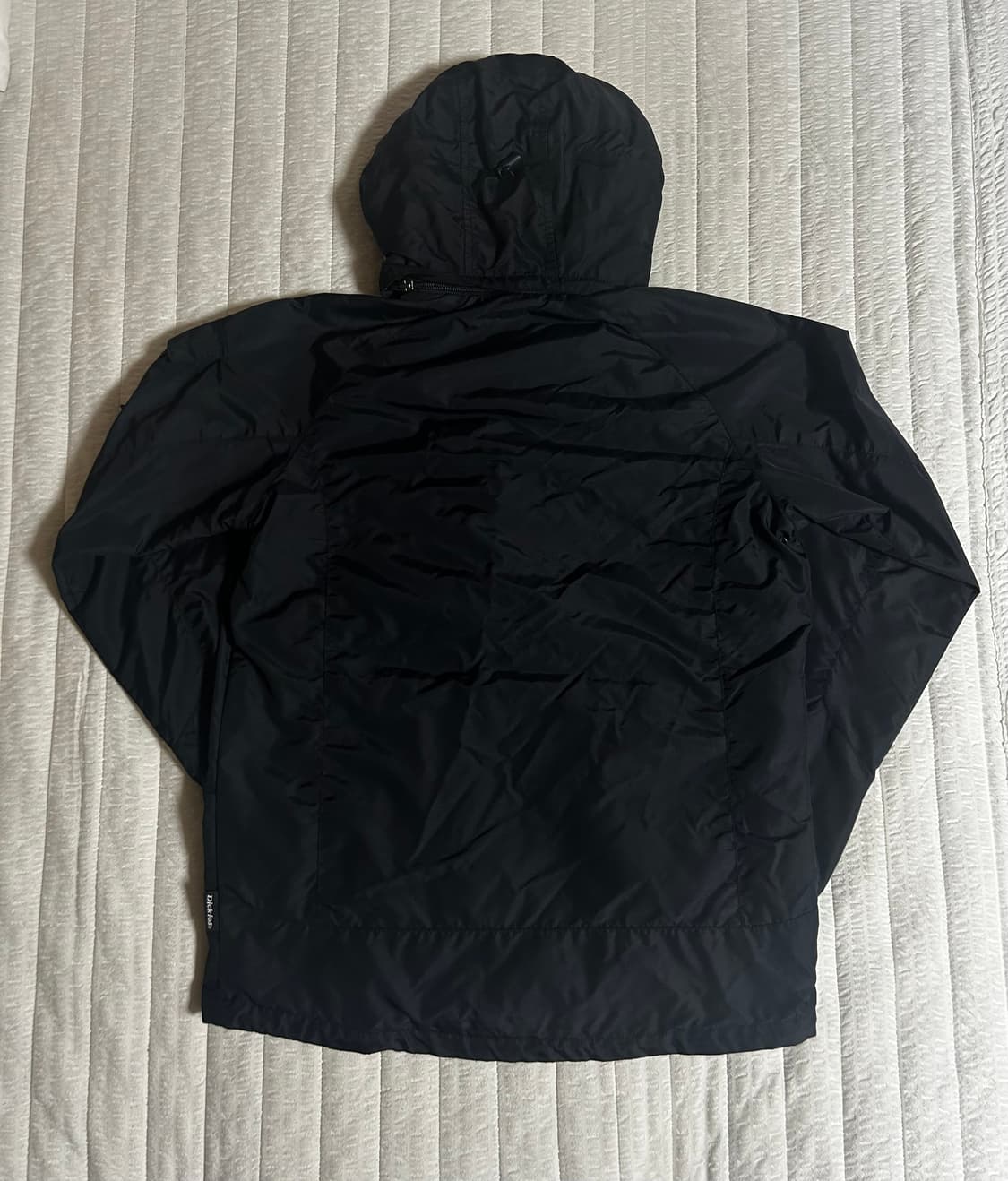 디키즈 후드 바람막이 자켓 블랙 (S) 상품이미지2