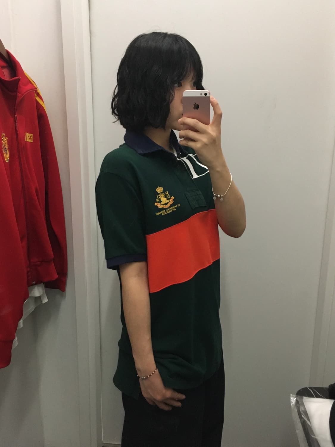 폴로 랄프 로렌 럭비 카라 티 그린 상품이미지1