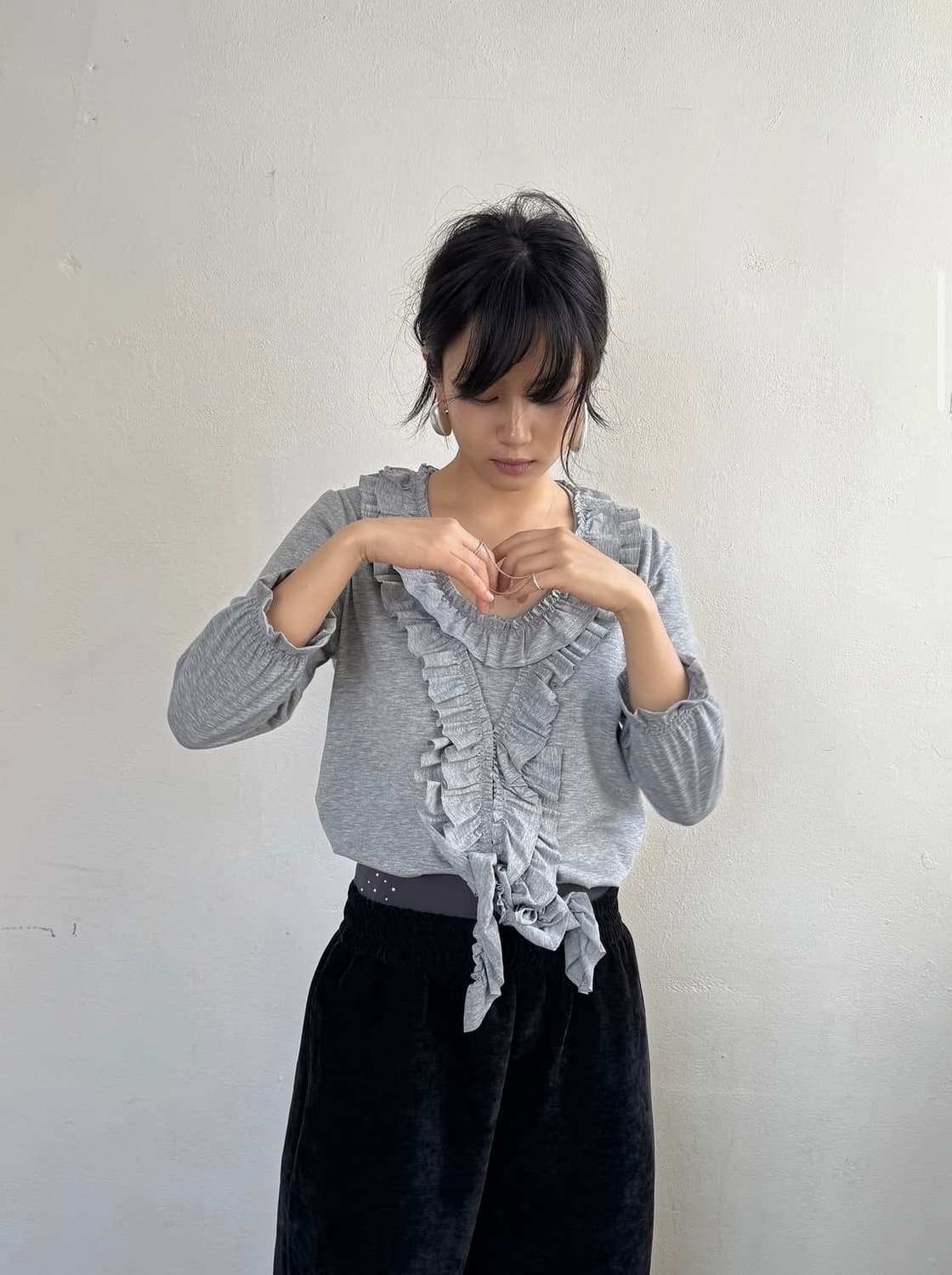 노이어덜트 스쿱넥 프릴티 *내용필독 상품이미지3