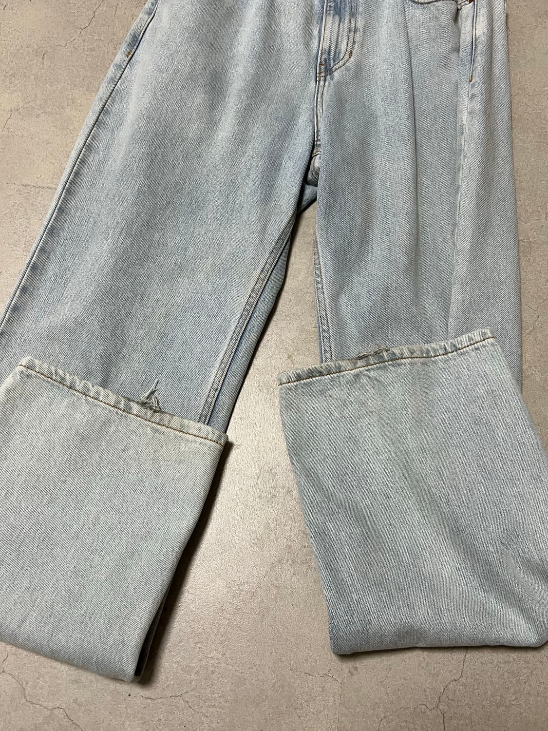 렉토 24SS VINTAGE WASHING 레귤러 데님 (S) 상품이미지4