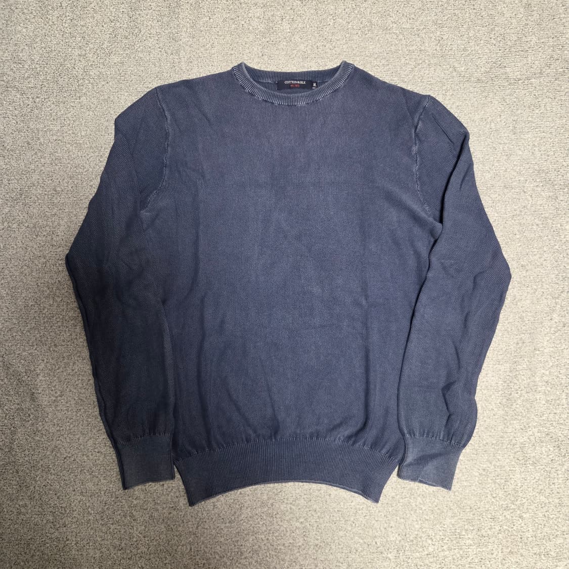 Cotton&Silk 피그먼트 니트 맨투맨 L(100) 상품이미지2