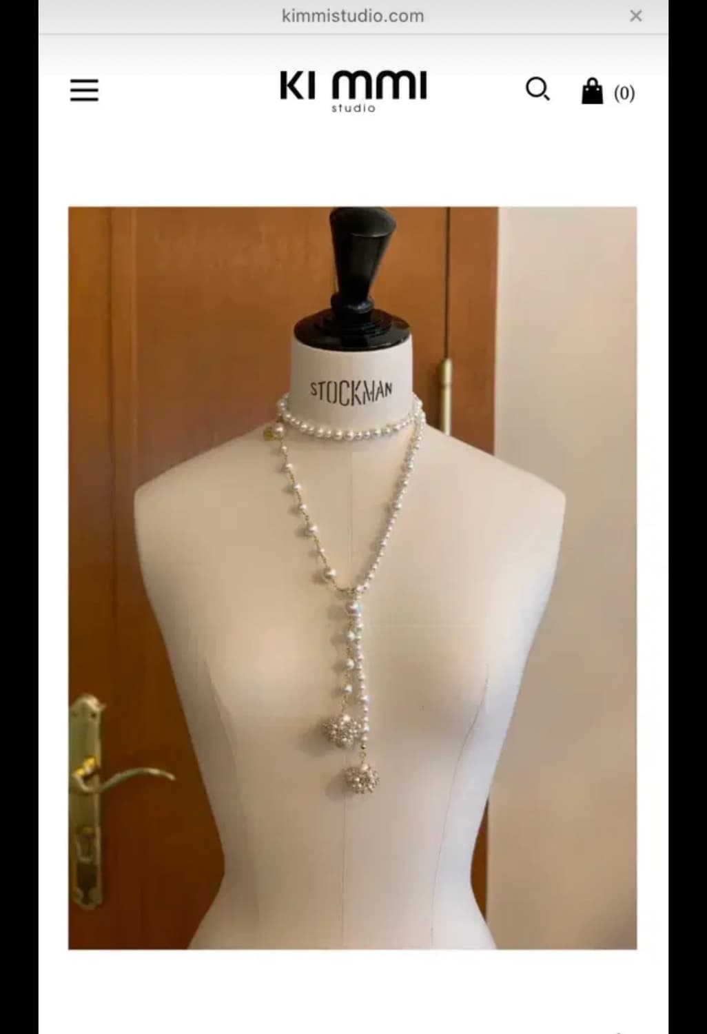 키미스튜디오 블러썸 넥크리스 상품이미지1