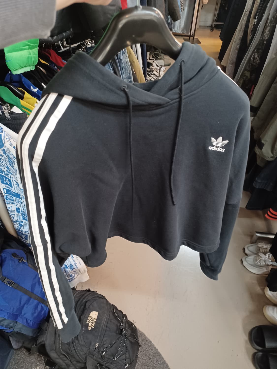 아디다스 크롭 트랙 후드티 xs 상품이미지6