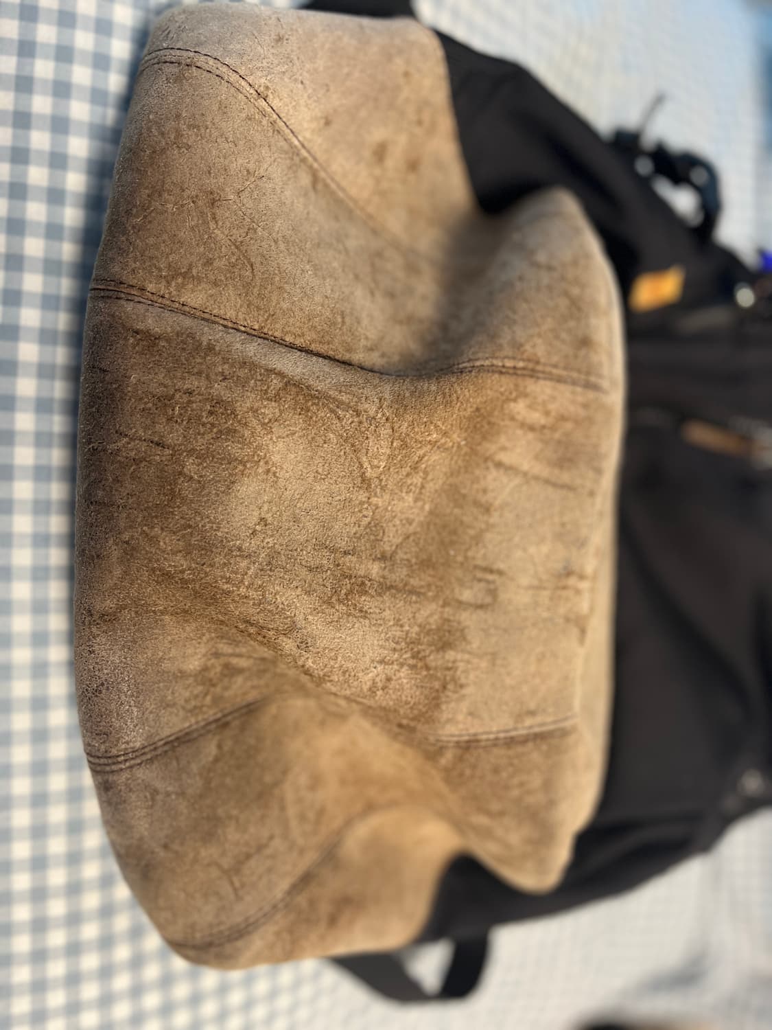 비즈빔 블랙앤브라운 스웨이드 콘초커스텀 발리스틱백팩 20L 상품이미지10