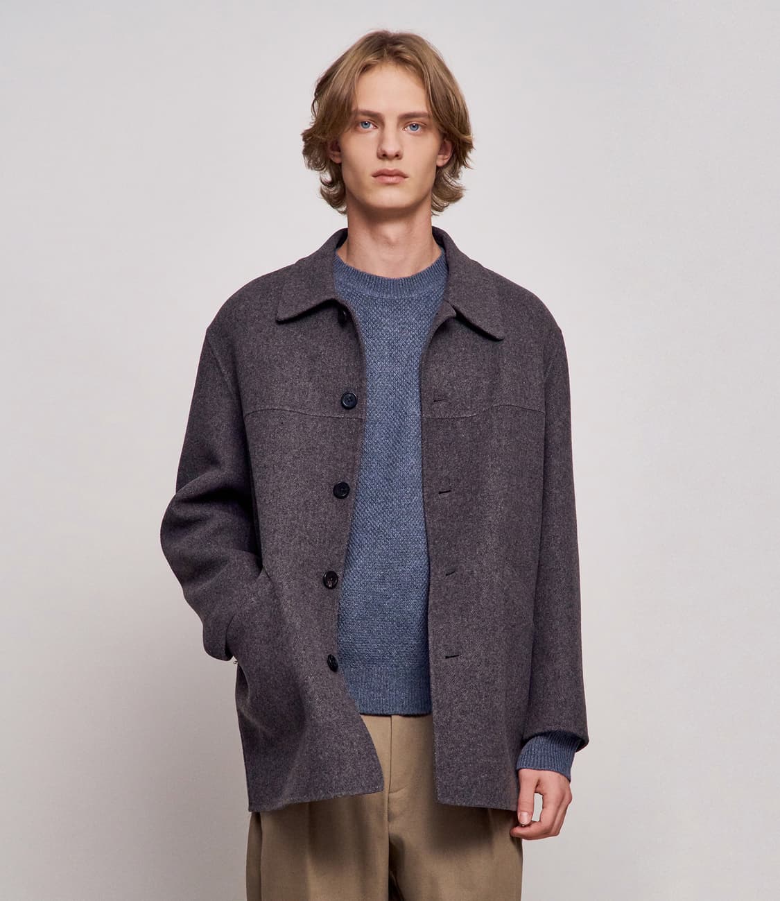 [L] A.P.C 아페쎄 카터 코트 BROWN 상품이미지3