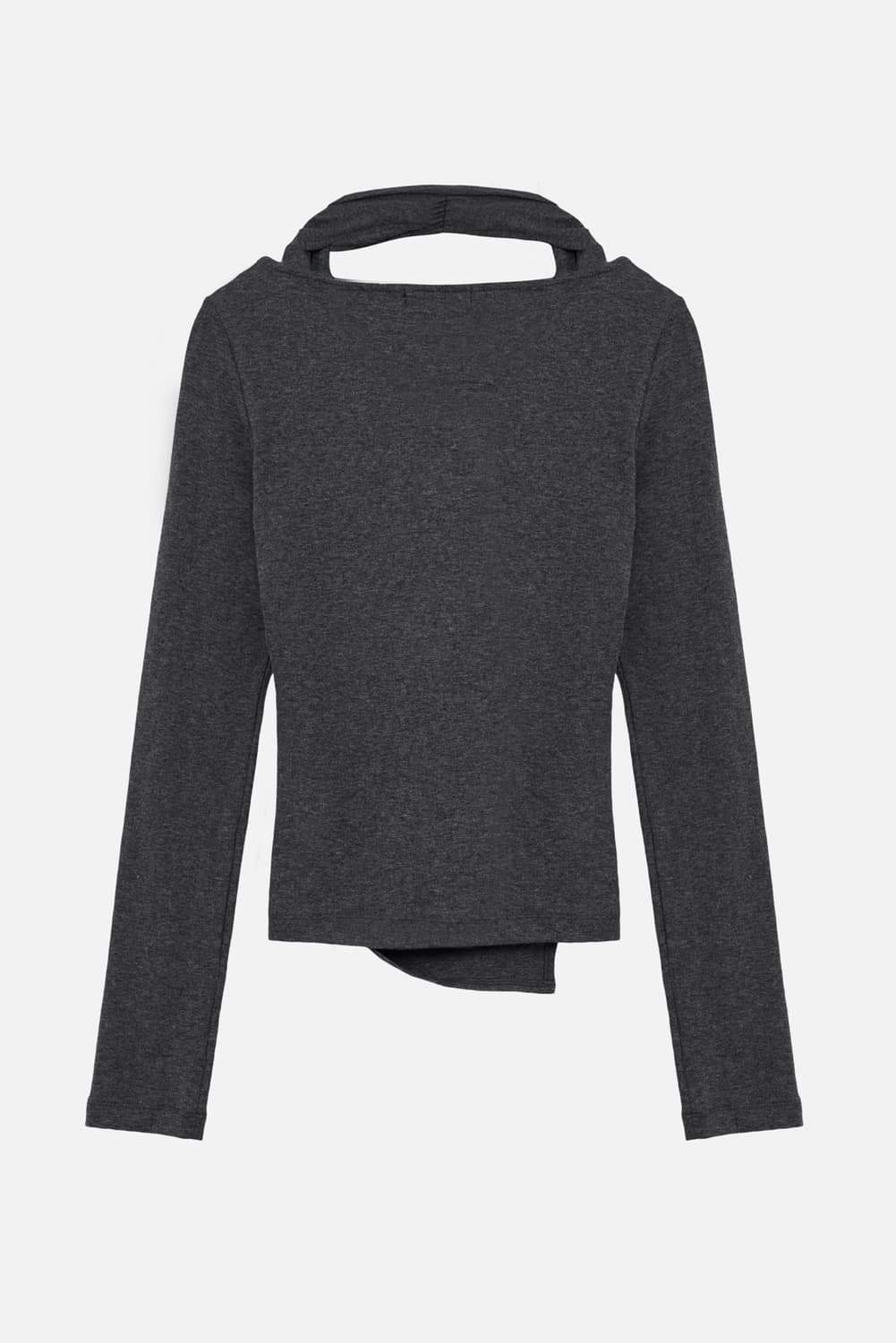 CERRIC 세릭 레이어드 홀터 탑 / 차콜 상품이미지9