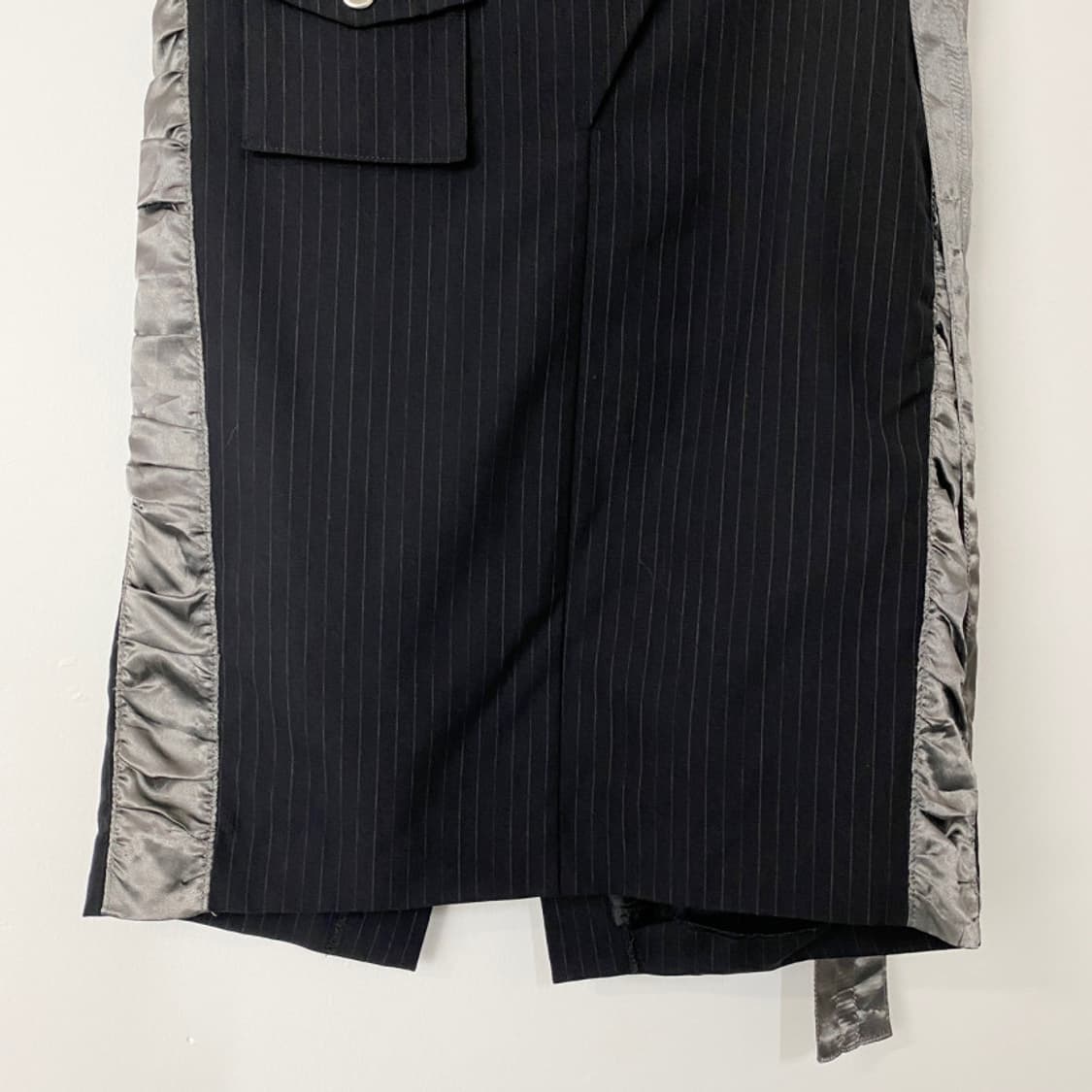SRIC side shirring detail wool skirt  상품이미지5