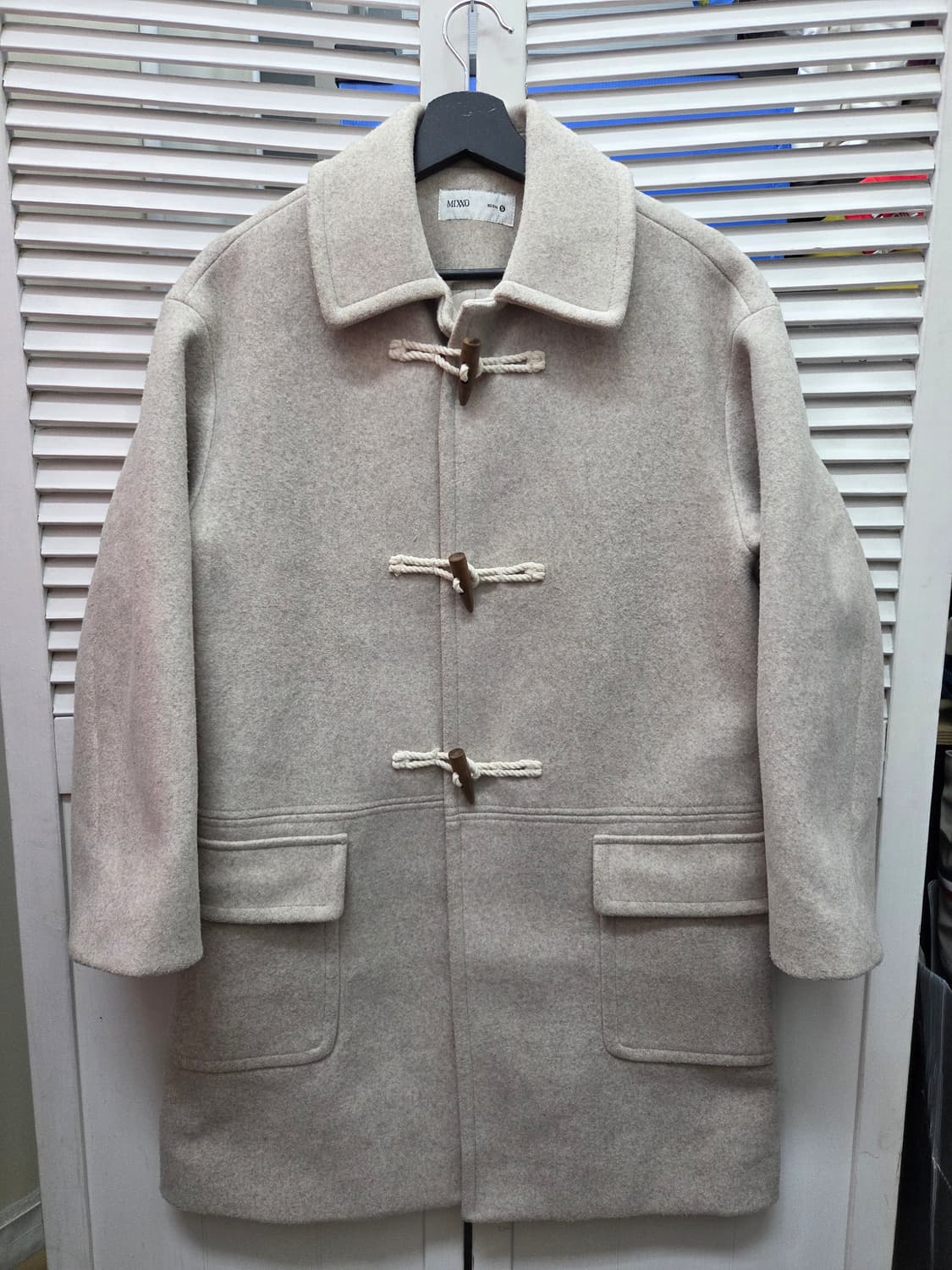 미쏘 떡볶이 더플 코트 상품이미지1