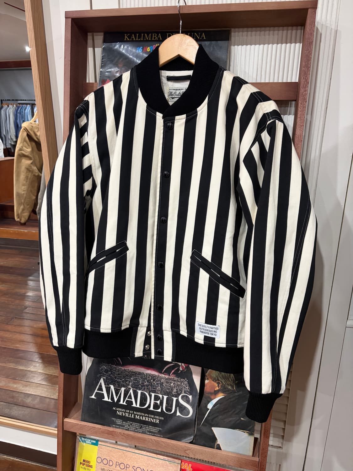 Wacko Maria 와코마리아 스트라이프 바시티 자켓  상품이미지2