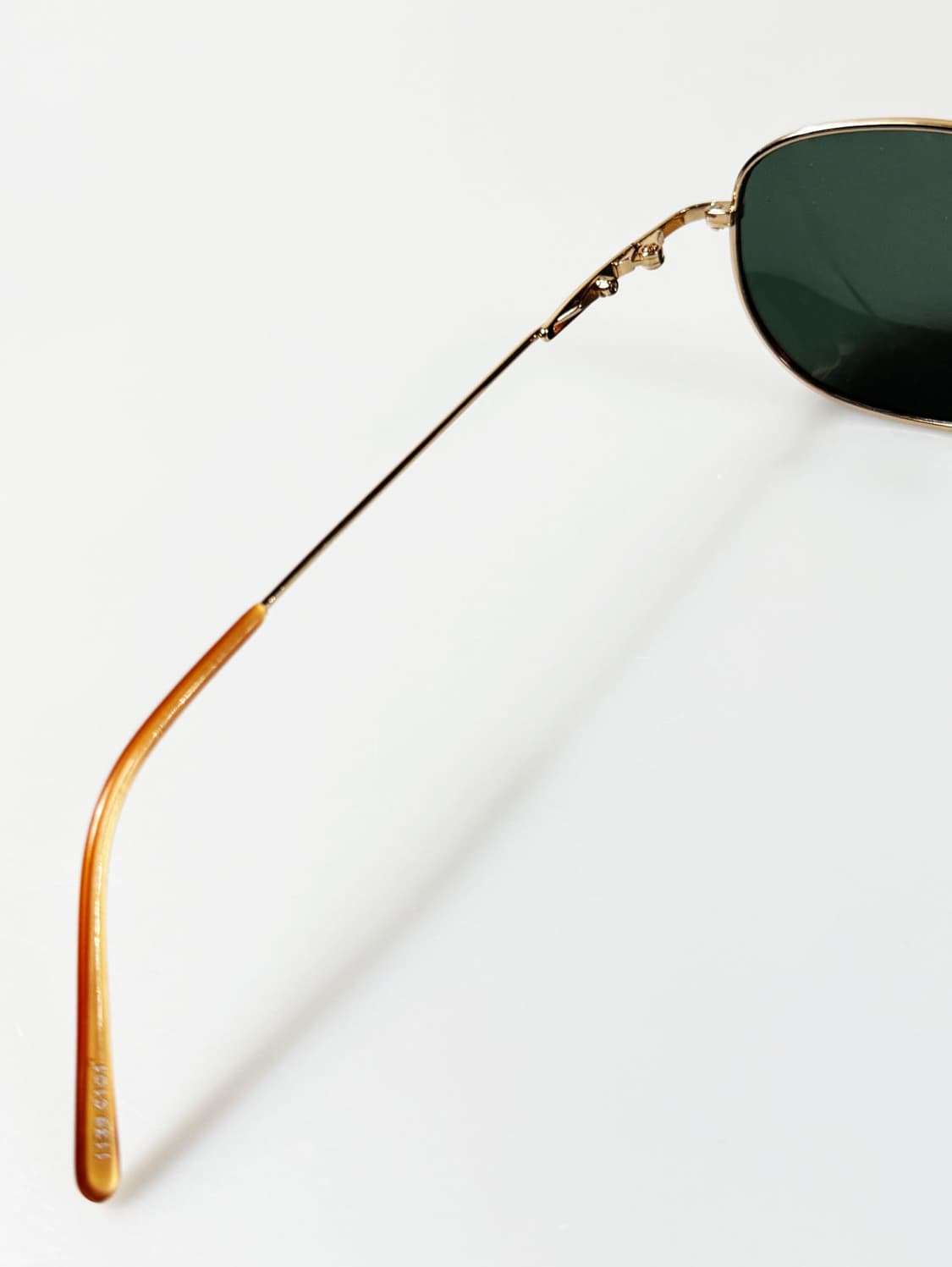 90s 골드 슬림 스퀘어 메탈 프레임 빈티지 선글라스 상품이미지7