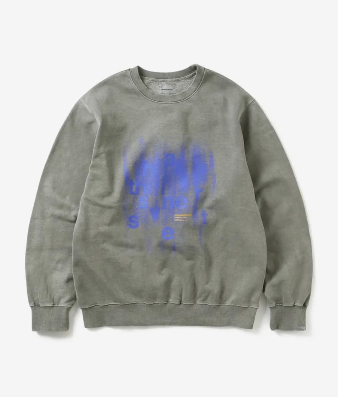  디스이즈네버댓 Brushed Paint Crewneck Grey 상품이미지1