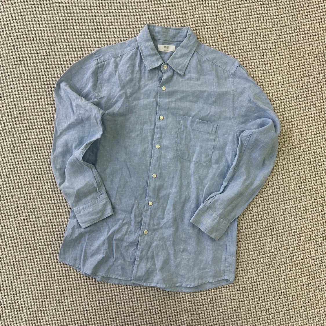 L 유니클로 긴팔 셔츠 0428D 상품이미지1