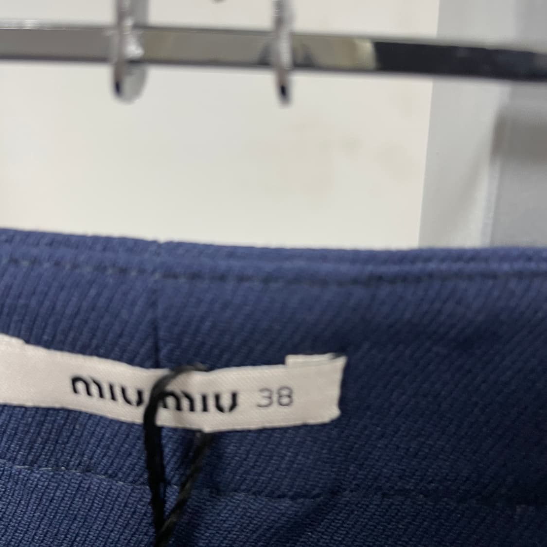 미우미우 네이비 팬츠 38(W) 상품이미지6