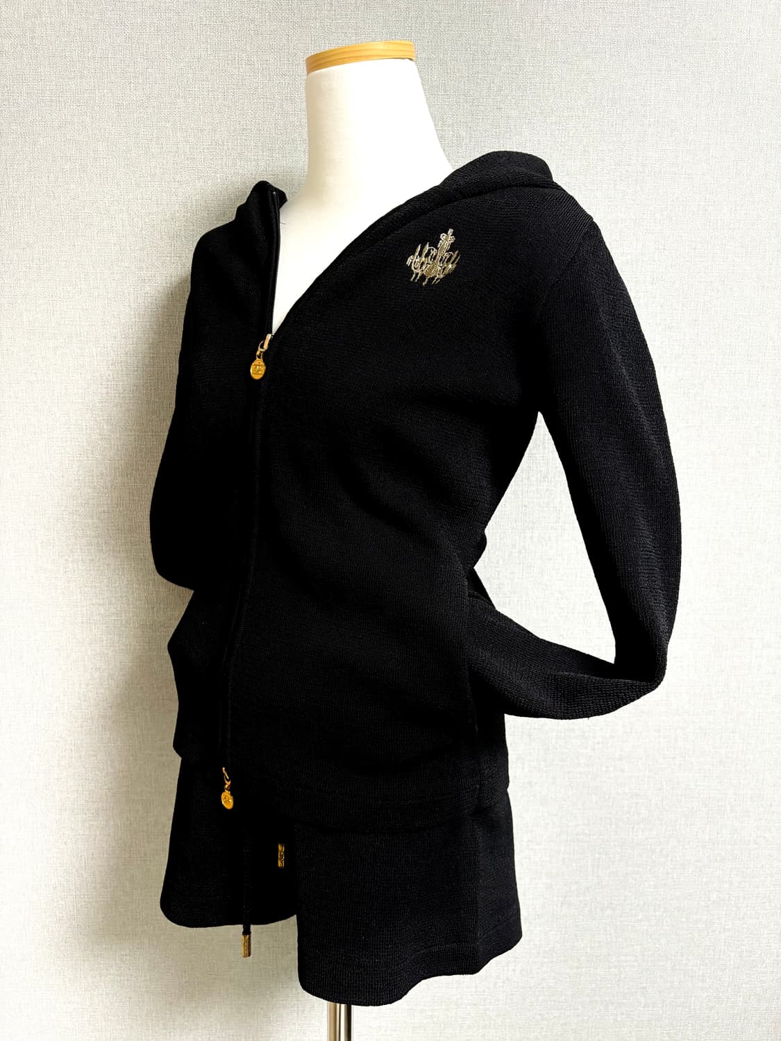 RADY 샹들리에 투웨이집업 트레이닝셋업 블랙 빈티지 상품이미지1