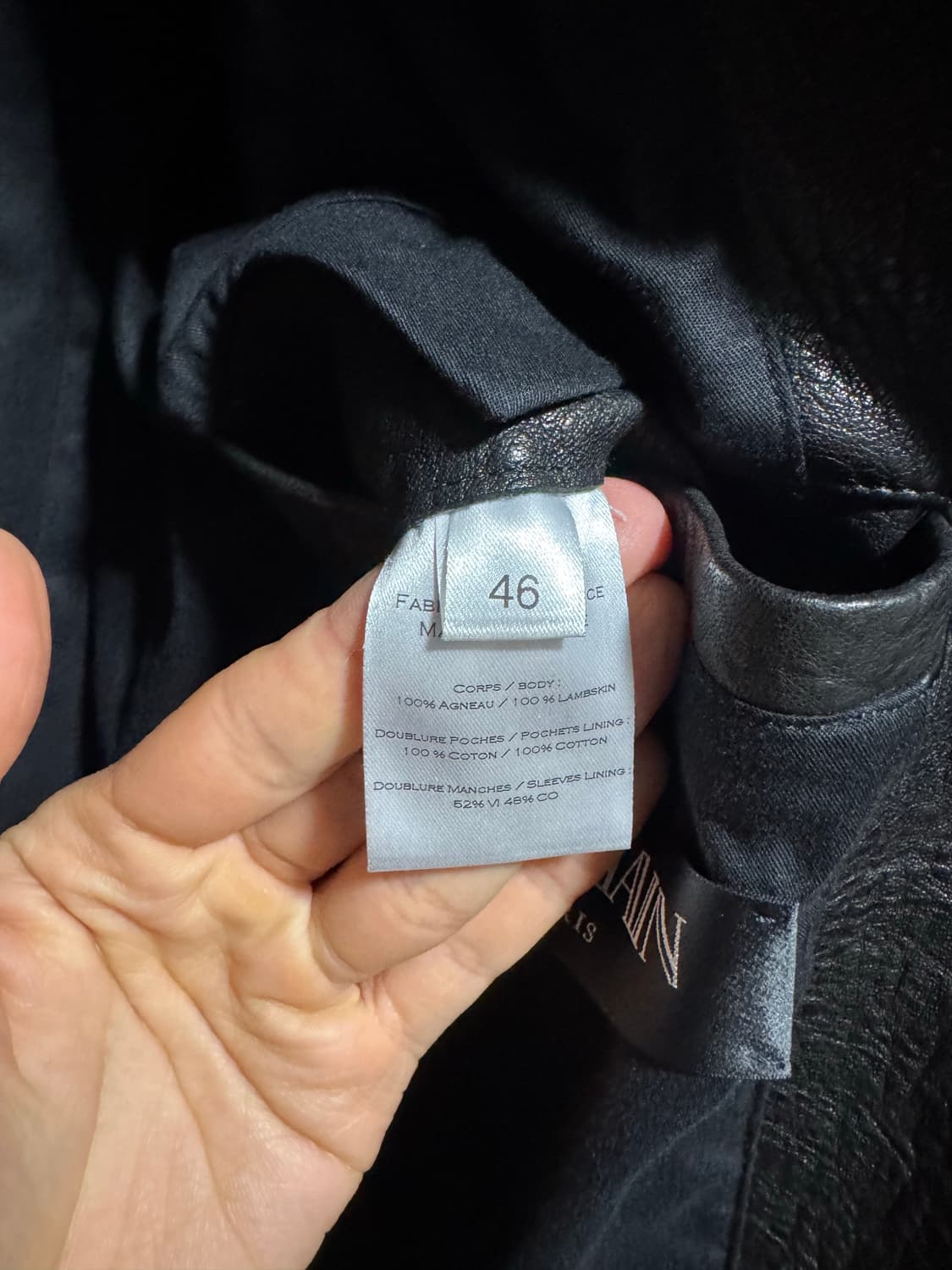 발망 레더 라이더 자켓 46  상품이미지3