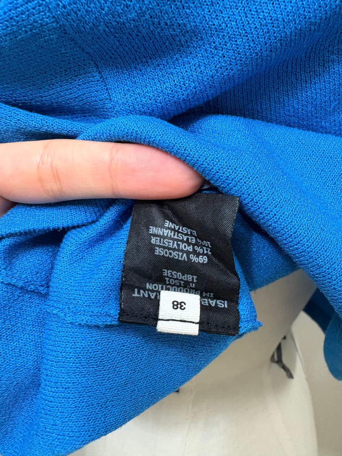 이자벨 마랑 isabel marant 블루 롱 슬리브 상품이미지6