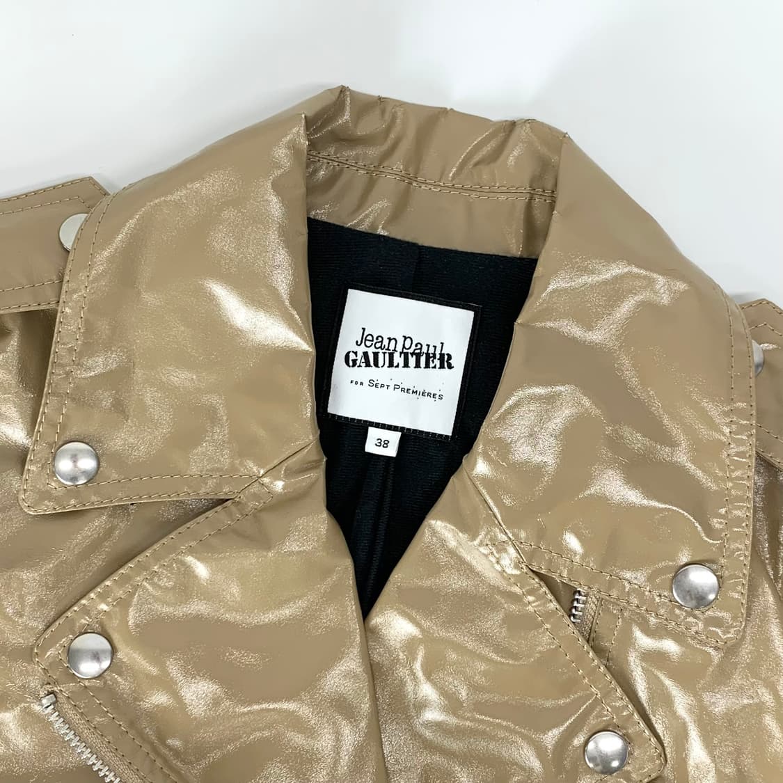 장 폴 고티에 에나멜 라이더 자켓 상품이미지2