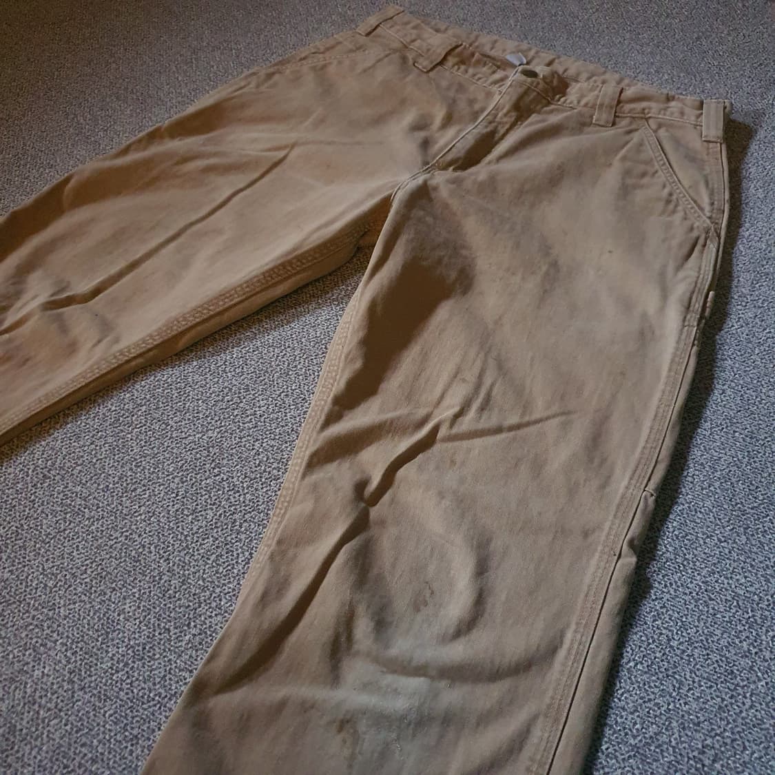 칼하트  릴렉스드 핏 트윌 던거리 워크 팬츠 no.76 상품이미지2