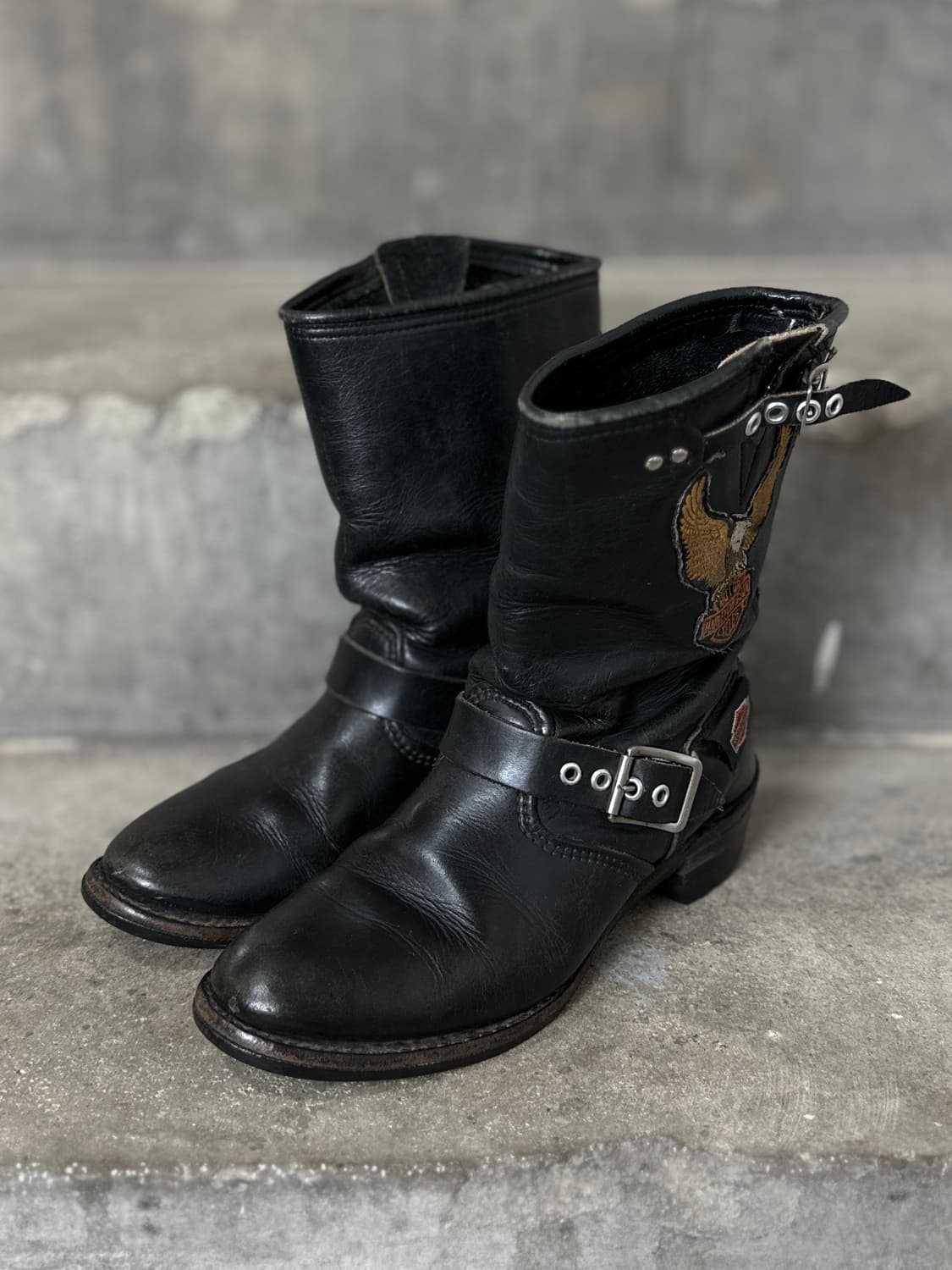 90's 할리데이비슨 엔지니어 부츠 모터사이클 바이커 부츠 상품이미지2