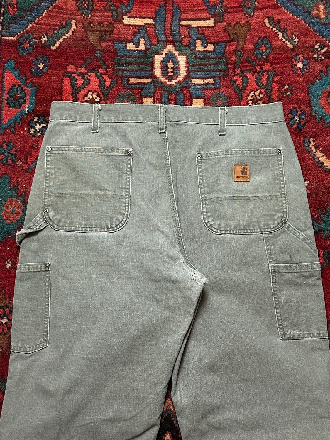 OG 칼하트 B136 더블니 MOS 칼하트 썩블니 모스그린 상품이미지6