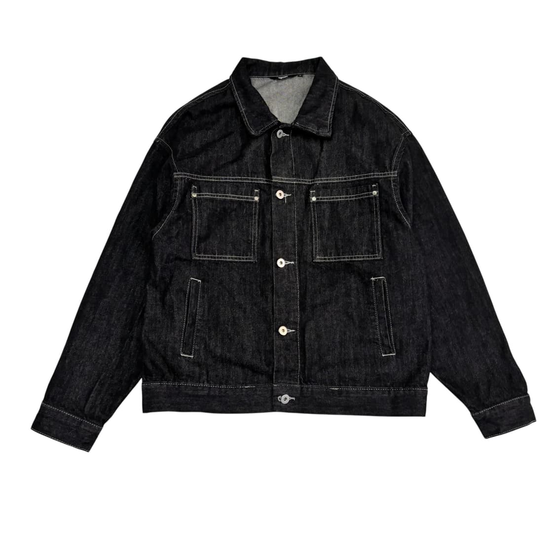 트릴리온 흑청 데님 트러커 자켓 상품이미지1